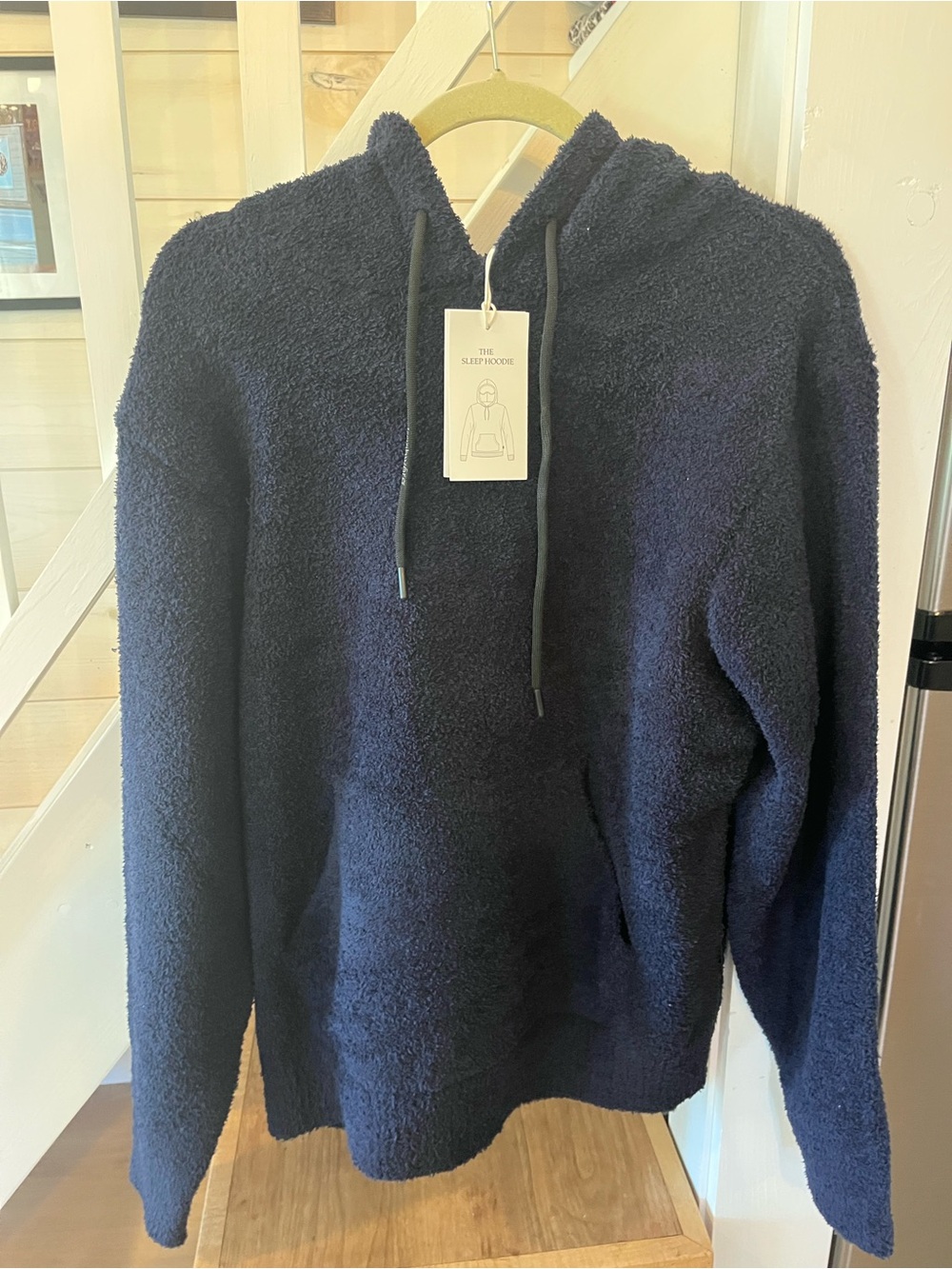 Kashwere Chenilla Classic Sleep Hooded Women's Sweater - Navy